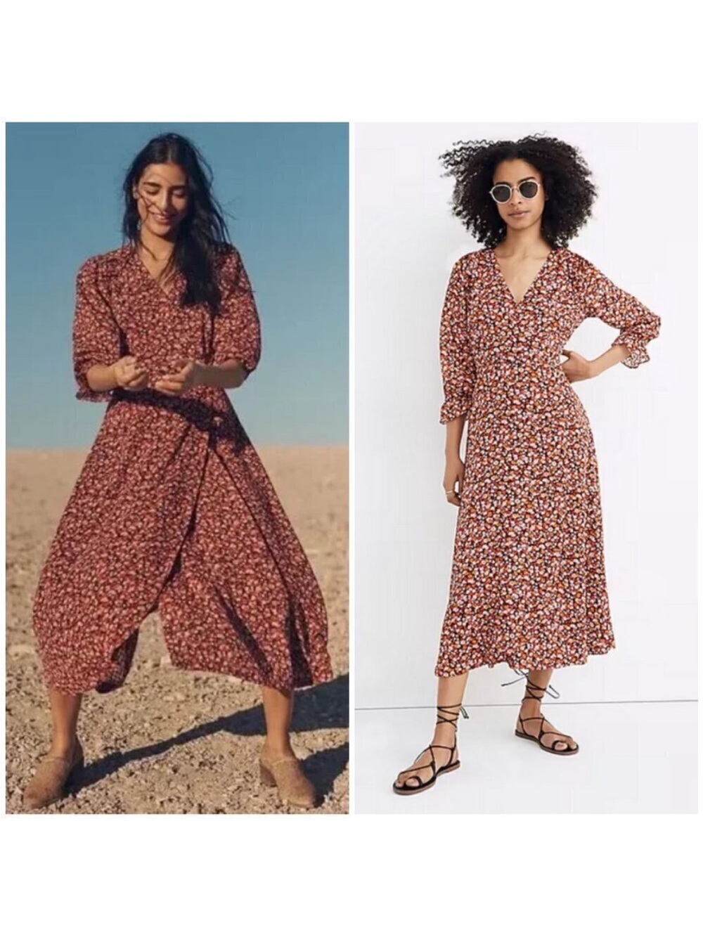 MADEWELL Anthropologie Long-Sleeve Crossover Midi Dress Clipdot
Spring Prairie 2